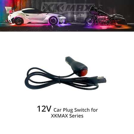 Xk Glow XKmax 12V Car Plug Switch MX-PLUG