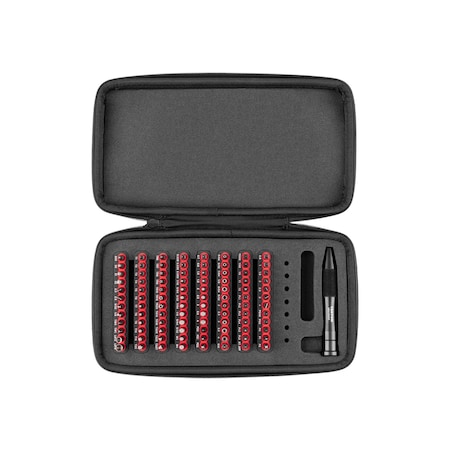 Tekton 4 mm Precision Bit Driver and Bit Set with Case, 97-Piece DBA93100