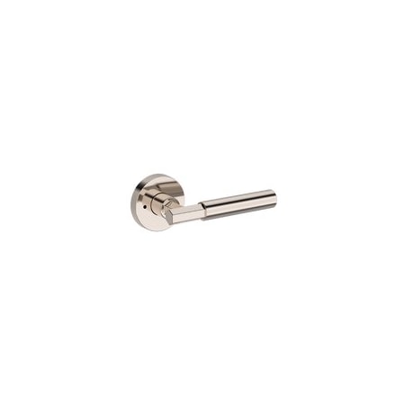 Baldwin Residential Door Levers Privacy Right Hand Lifetime Bright Nickel PVRIDCRR055