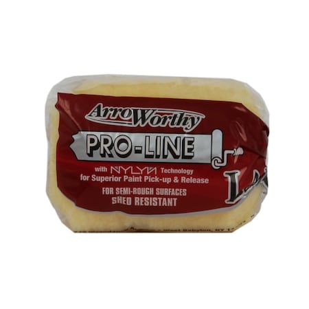 Arroworthy Pro-Line Lamdel Polyester 4 in. W X 3/4 in. Paint Roller Cover 4FLD6 0400