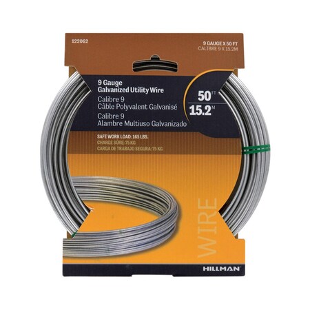 Hillman Wire Galv 9Ga 50' 122062
