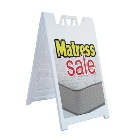 Signmission Matress Sale, A-Frame & 2 Decals Installed, Heavy-Duty Plastic Frame SBHD-D-2436-Matress Sale