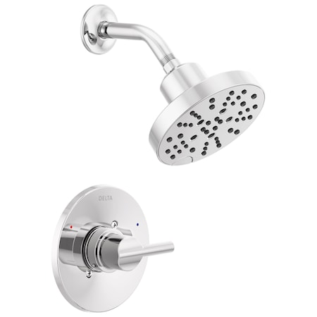 Delta Nicoli Monitor 14 Series H2Okinetic Shower In Chrome 142749