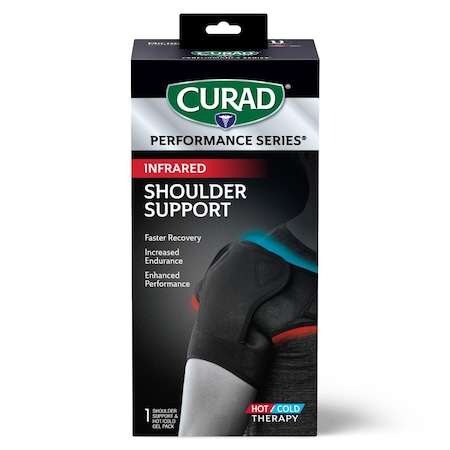 Medline CURAD Performance Series Infrared Shoulder Support with Hot and Cold Compress CURIM22502HH