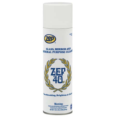 Zep Heavy-Duty Cleaner, Aerosol Can, Mint, 12 PK 322901