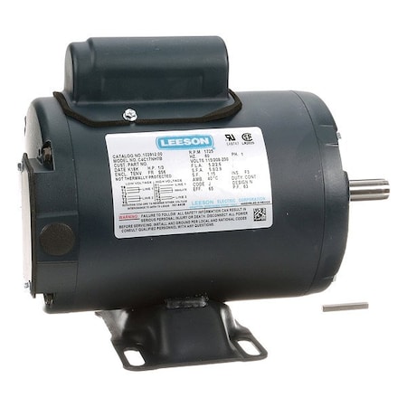 Leeson Capacitor-Start General Purpose Motor, 1/3 hp HP, 56 Frame, 115/208-230V AC Voltage 102912.00