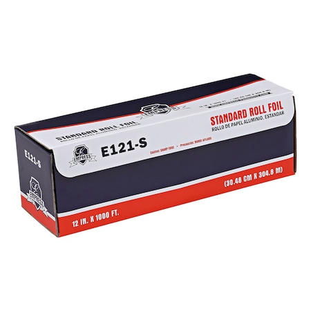 Empress Standard Roll Foil 12 in X 1000' 50 gauge 1 Roll E121-S