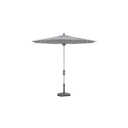 Treasure Garden 9 ft Patio Umbella, aluminum, fiberglass ribs, outdoor, Novella Nero Stripe UM840-SS 7961 Novella Nero Stripe