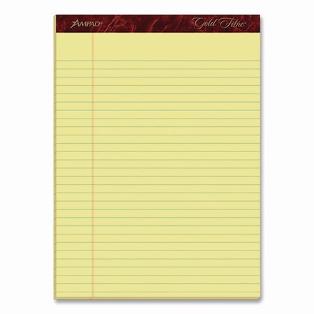 Ampad Canary Legal Pad, Pk4 20-032