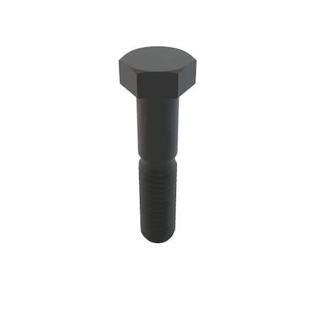 Zoro Select Not Graded, 3/8"-16 Hex Head Cap Screw, Black Oxide Stainless Steel, 1-3/4 in L, 25 PK 31-BLH-37C-175