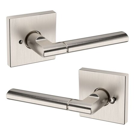Baldwin Baldwin Preconfigured L021 Lever with R017 Rose Privacy Lock with 2-3/8in Backset and Full Lip L021056PRIV