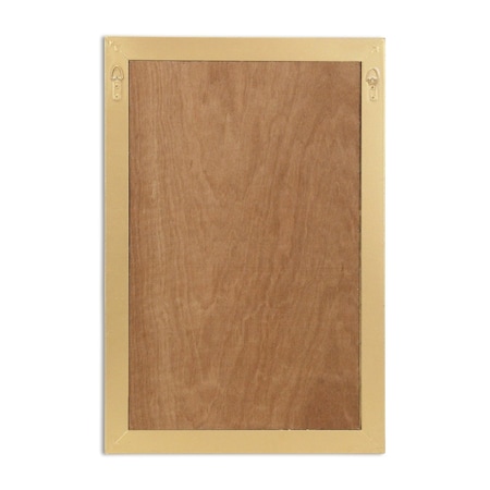 Homeroots 21" X 14" Gold And Black Flower Bouquet Wood Framed Art 634352