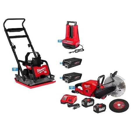 Milwaukee Tool MX FUEL Compactor + M18 FUEL Cut-Off Saw MXF220-2HD, 2786-22HD