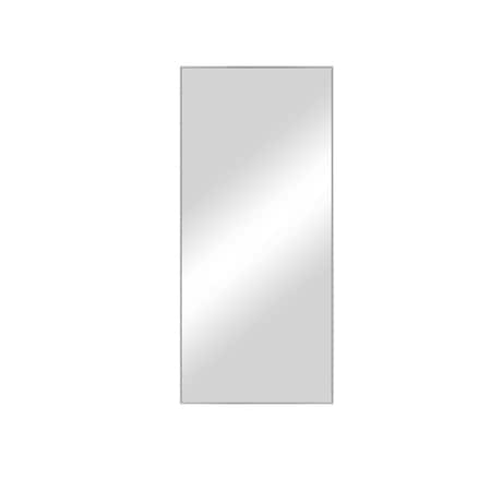 Homeroots 47" Silver Metal Accent Mirror 397373