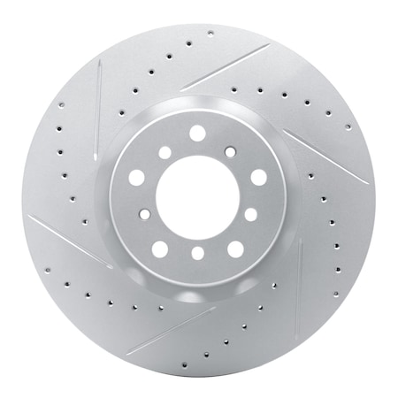 Dynamic Friction Co DFC Geoperformance Rotor - Drilled and Slotted 830-31057D
