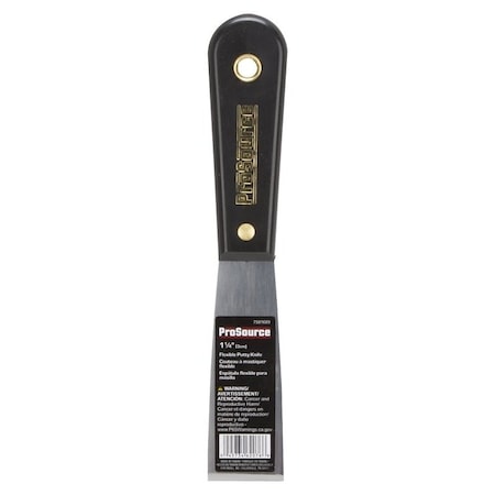 Prosource Putty Knife with Rivet, 1-1/4 in W HCS Blade 010203L