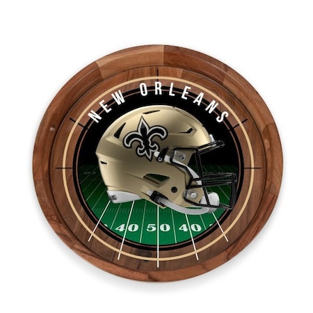 Picnic Time Family Of Brands NFL New Orleans Saints - Barista Serving Tray with Glass Insert 907-09-511-204-2