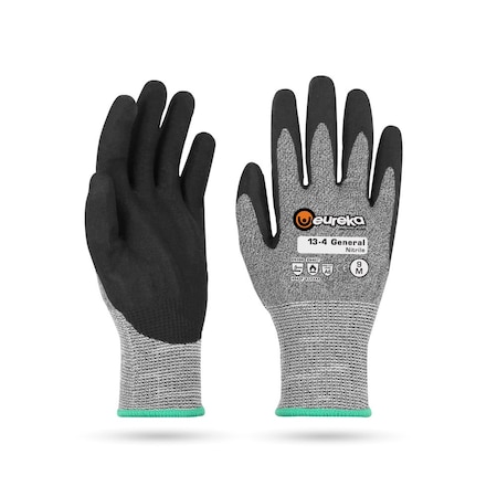 Eureka Safety Cut-Resistant Glove, Cut Level A6 , PVA, Fiberglass, Polyamide , 10 1 PR 13-4GNI-10