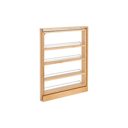 Rev-A-Shelf Maple Wood; Steel, Natural Maple, 3 in W, 30 in H, 23 in D 432-BF-3C
