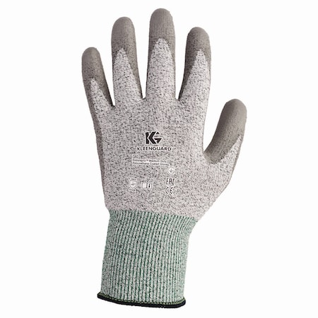 Kleenguard G60 Level 3 Economy Cut Resistant Gloves, EN388: 4X42B, 9" L, XL (Size 10), Marled Gray, Pair, 12PK KCC13826