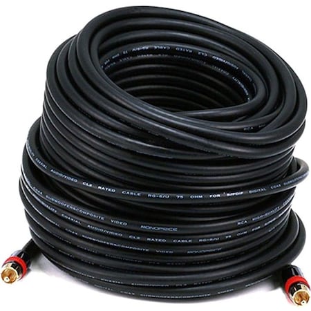 Monoprice COAXIAL AUDIO/VIDEO RCA CL2 CABLE 100FT 5872