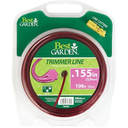 Best Garden 0.155'' x 106 Ft. Universal Geared Trimmer Line 16258