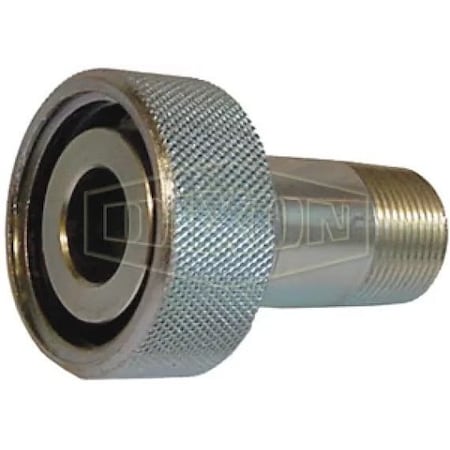 Dixon Filler Coupling, 1-3/4 x 1 in, Female ACME x MNPT, Steel, Domestic ME112S