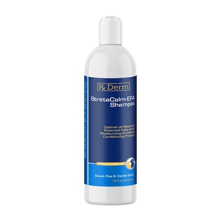 Rx Vitamins StrataCalm-EFA Shampoo (Sweet Pea & Vanilla Scent), For Dogs & Cats, 16 fl oz (473mL) 7057