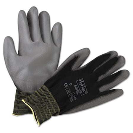 Ansell ANS116008BK Gloves, Hflxlte, Coated, Md 116008BK