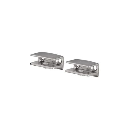 Dolle Flac 1.6 in. H X 1.6 in. W X 0.8 in. D Silver Metal Shelf Clips 15750