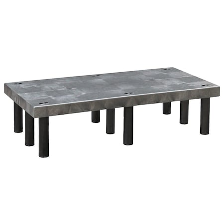 Quantum Storage Systems 48 X 24 X 12 SOLID PLASTIC DUNNAGE PLATFORM 482412DPS