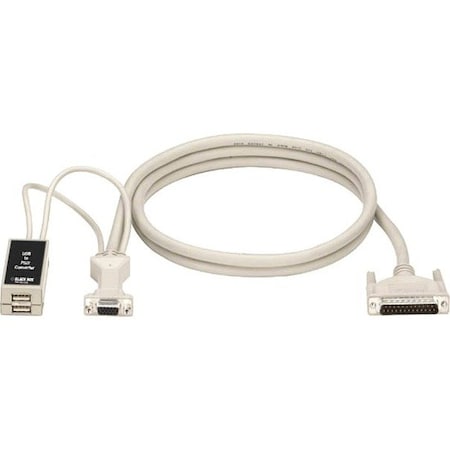 Black Box BLACK BOX KVM User Cable - DB25, VGA, USB, 1-ft. 0.3-m EHNUSB-0001