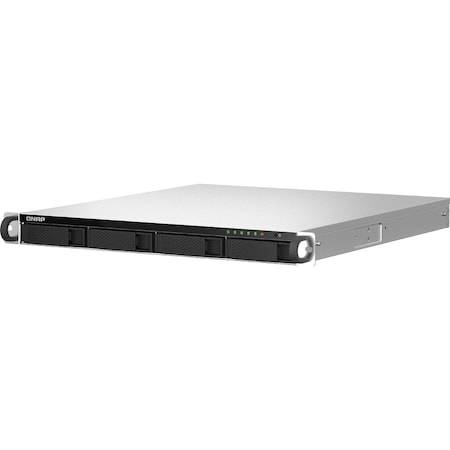 Qnap 1U 4-BAY NAS/ISCSI IP-SAN, INTEL CE. TS-464U-RP-8G-US