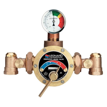 Leonard Valve Emergency Mixing Valve, 1 1/4 in Inlet TM-5100-LF
