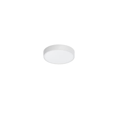 Afx Brim LED Flush Mount - White - 5in Dia. BRMF05LAJD1WH