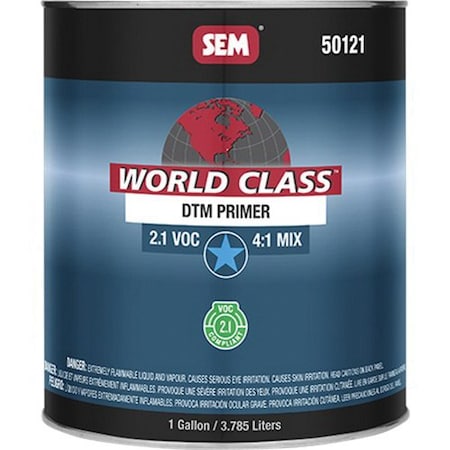 Sem World Class DTM Primer, 1 gallon Can, Neutral Gray, 4:1 Mixing, 360 sq-ft/gal Coverage 50121