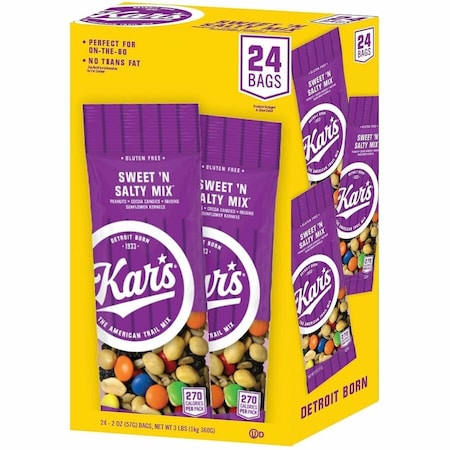 Kars Kar's Sweet and Salty Mixed Nuts, 24 PK SN08387