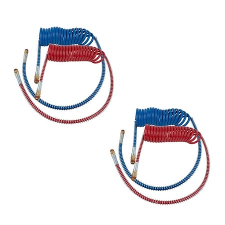 Mytee Products Air Brake, Coiled Assembly -15Ft w/ 40in Pigtails, 2PK MP-ABCA-17215-040x2