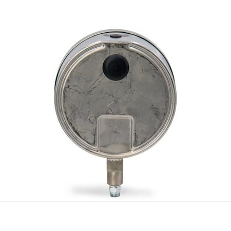 Enerpac Hydraulic Pressure Test Gauge, 1/4 in NPTF, Bottom Location, Stainless Steel Case Material T6008L