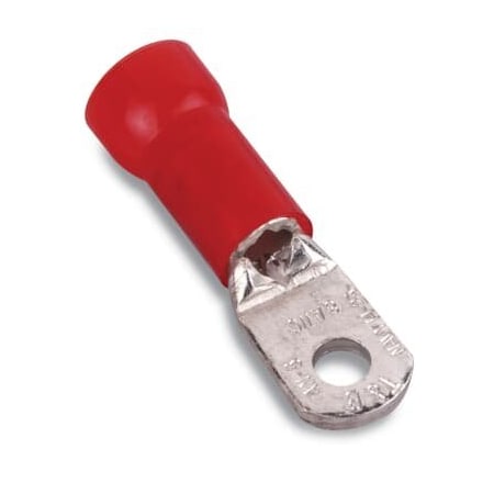 Abb INS NYL RING TERM, 8AN, 1/4, RED, 200PK RD10711