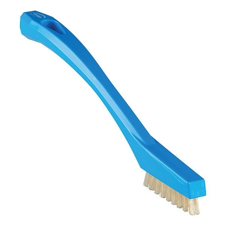 Vikan Detail Brush, Blue Bristle, Stiff 44023