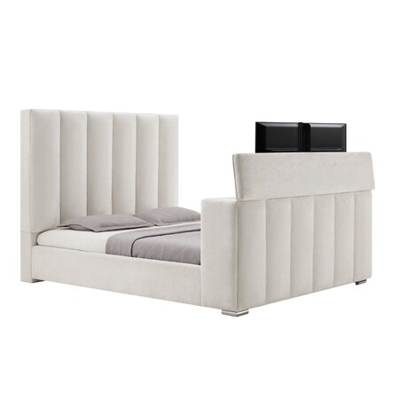 Global Furniture Usa Contemporary Serenity/Emma Crema Queen Bed Group SERENITY/EMMA-CREMA-QBG