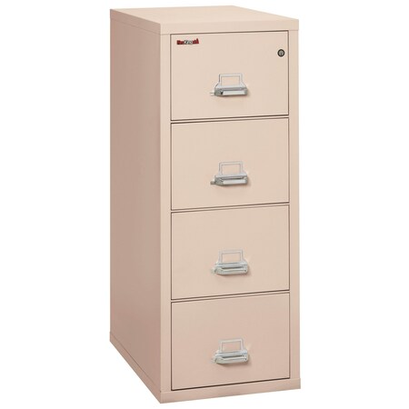 Fireking 4 Drawer, 1 Hr Fire & Impact Rated, Vertical, 31" depth Legal Champagne 4-2131-CCH