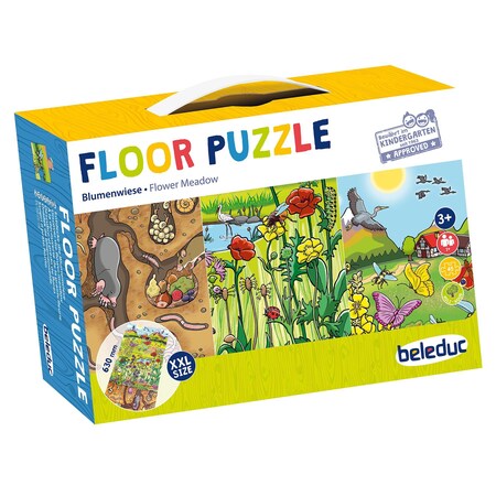 Beleduc Discover The Flower Meadow Floor Puzzle B16212