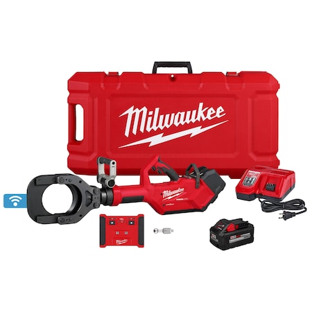 Milwaukee Tool M18 FORCE LOGIC 5 in Underground Cable Cutter w/ Wireless Remote 2875R-21