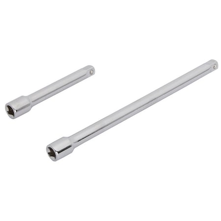 Vulcan Extension Bar Set, 3 in L, Chrome, 7510571-OG TS-2PC-EB1/4