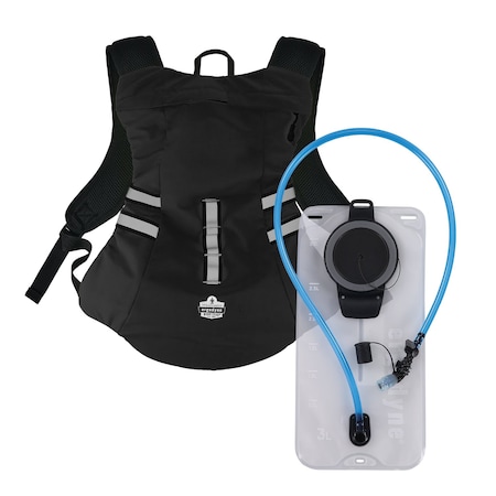 Ergodyne 3 ltr Black Reflective Hydration Pack Kit 5160