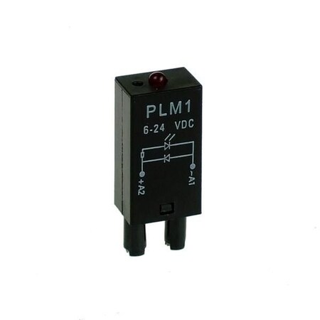 Imo Automation Relay Socket Plug-in Module 6-24 VDC, Diode, LED, Resistor PLME1
