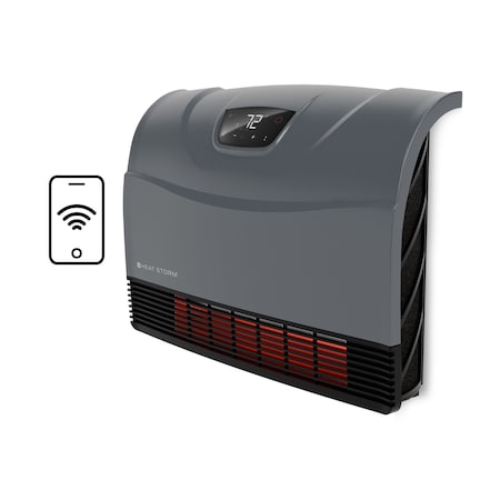 Heat Storm 1500 Watt Smart Infrared Wall Heater with Wi-Fi A-1500-PHXG-WI