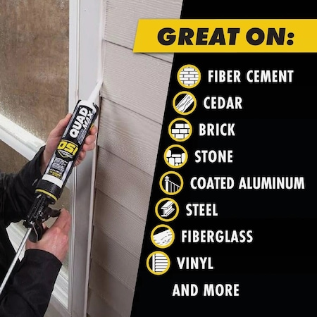 Osi QUAD MAX 9.5 Oz. Sealant Beige 1869413